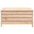 Taburete de jardín madera maciza de pino 62x63,5x32