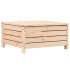 Taburete de jardín madera maciza de pino 62x63,5x32