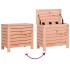 Taburete de jardín madera maciza Douglas 62x31,5x52