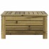 Taburete de jardín madera de pino impregnada 62x63,5x32