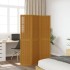 Biombo separador de 3 paneles madera maciza paulownia
