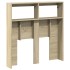 Cabecero de cama con LED roble Sonoma 100x17x102