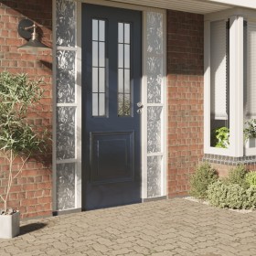 Láminas de ventana esmerilada 4 uds PVC patrón de