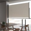Toldo lateral retráctil para patio 140x300 cm crema