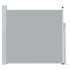 Toldo lateral retráctil de jardín gris 170x300
