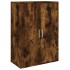 Aparador de madera de ingeniería roble ahumado 60x31x84