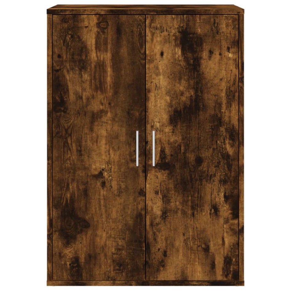 Aparador de madera de ingeniería roble ahumado 60x31x84