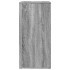 Aparador de madera de ingeniería gris Sonoma 79x38x80