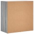 Aparador de madera de ingeniería gris Sonoma 79x38x80