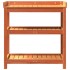 Mesa plantación con estantes madera pino marrón 82,5x45x86,5