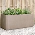 Jardinera PP marrón claro 80x36x35
