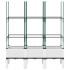 Jardinera con enrejado PP blanco 120x40x142,5