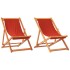 Sillas de playa plegables 2 unidades tela