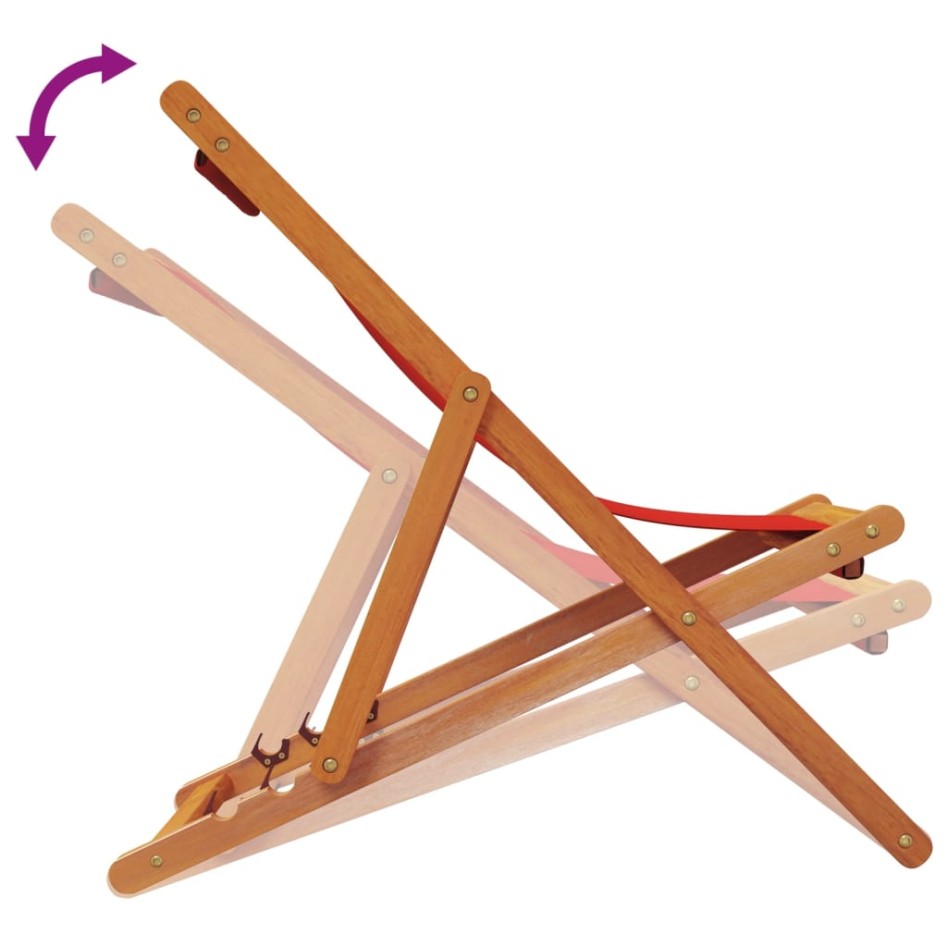 Sillas de playa plegables 2 unidades tela