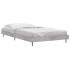 Estructura de cama madera de ingeniería gris hormigón