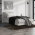 Estructura de cama madera de ingeniería gris hormigón