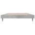 Estructura de cama madera de ingeniería gris hormigón