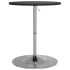 Mesa alta de bar madera ingeniería y acero negra 60x60x90