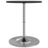 Mesa alta de bar madera ingeniería y acero negra 60x60x90
