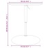 Mesa alta de bar madera ingeniería y acero negra 60x60x90
