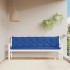 Cojines de banco de jardín 2 uds tela Oxford azul 200x50x7