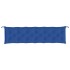 Cojines de banco de jardín 2 uds tela Oxford azul 200x50x7