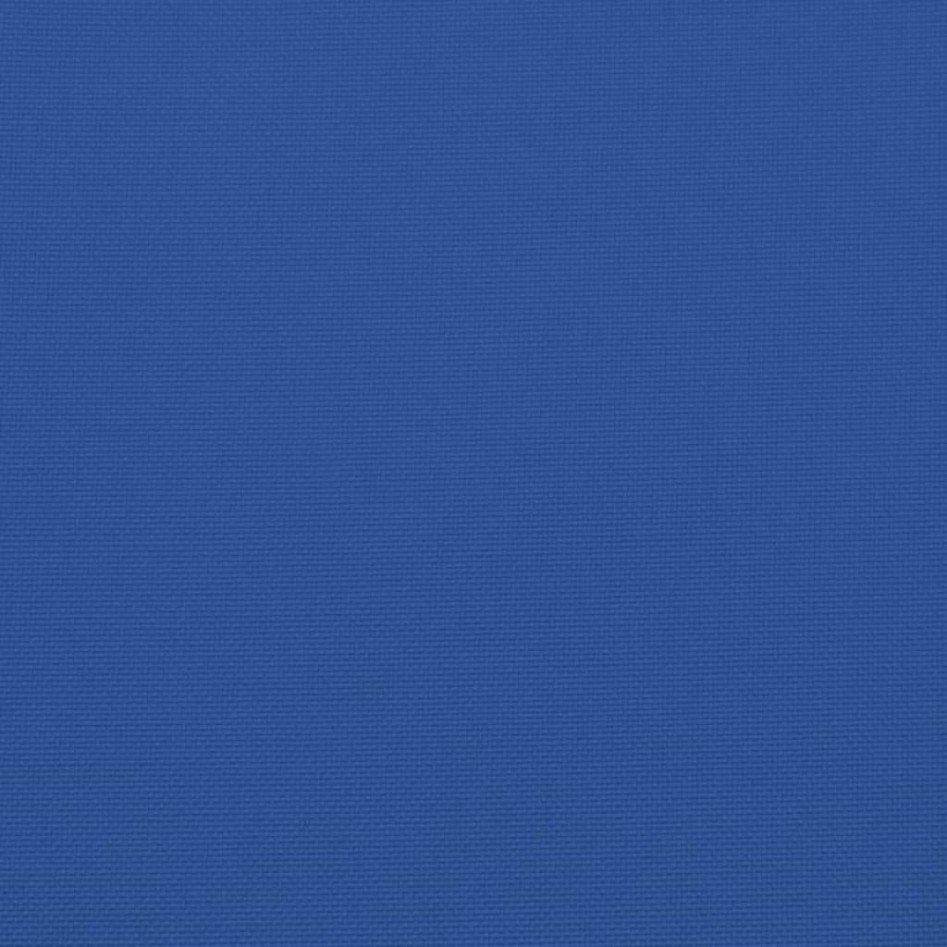 Cojines de banco de jardín 2 uds tela Oxford azul 200x50x7