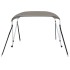 Toldo bimini de 2 arcos gris 150x120x110