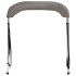 Toldo bimini de 2 arcos gris 150x120x110