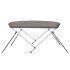Toldo bimini de 2 arcos gris 150x120x110