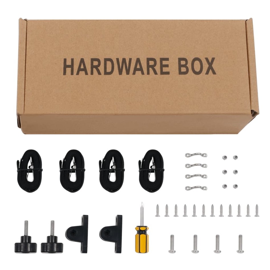 Toldo bimini de 2 arcos gris 150x120x110