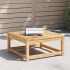 Mesa de jardín madera maciza de acacia 63x63x30