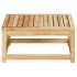 Mesa de jardín madera maciza de acacia 63x63x30