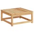 Mesa de jardín madera maciza de acacia 63x63x30