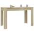 Mesa de comedor de aglomerado color roble Sonoma 120x60x76