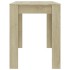 Mesa de comedor de aglomerado color roble Sonoma 120x60x76