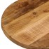 Tablero de mesa ovalado madera maciza mango rugosa