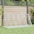 Conejera acero galvanizado plateado 200x105x91