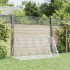 Conejera acero galvanizado plateado 200x105x91