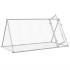 Conejera acero galvanizado plateado 200x105x91