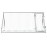 Conejera acero galvanizado plateado 200x105x91