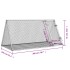 Conejera acero galvanizado plateado 200x105x91