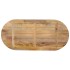 Tablero de mesa ovalado madera maciza de mango 110x40x3,8