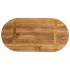 Tablero de mesa ovalado madera maciza de mango 80x40x2,5