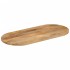 Tablero de mesa ovalado madera maciza de mango 120x50x2,5