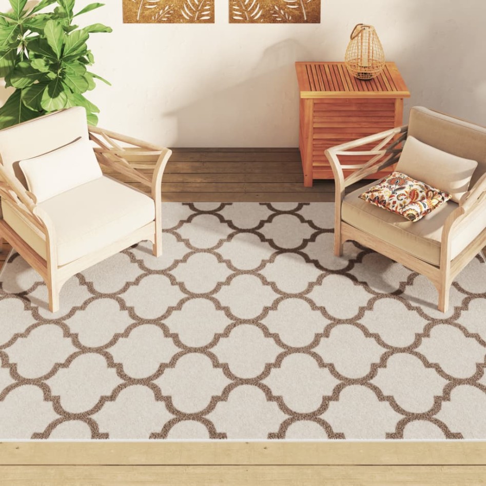 Alfombra interior exterior antideslizante pelo corto 190x300