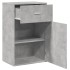 Armario almacenaje madera ingeniería gris hormigón