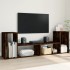 Muebles de TV 2 uds madera ingeniería roble ahumado 75x30x50