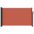 Toldo lateral retráctil terracota 120x500