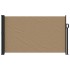 Toldo lateral retráctil gris taupe 117x300